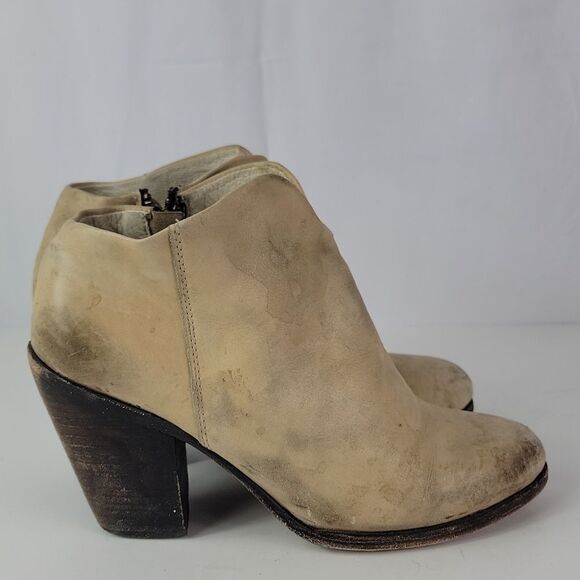 Freebird By Steven Detroit Cream Women's Booties - Picture 2 of 16